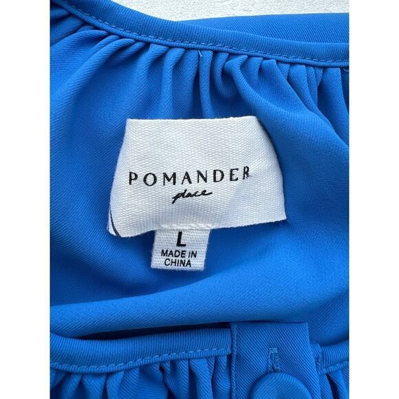POMANDER PLACE Cerulean Clarke Dress Size Large MSRP $138 Sold on Tuckernuck - Picture 10 of 11